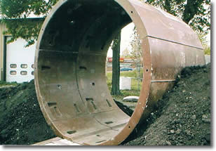 Segmental Tunnel Liner from Polymer Pipe